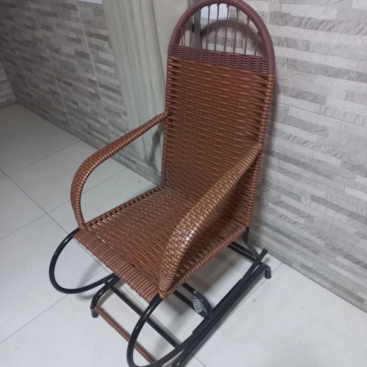 Cadeira balanço fibra