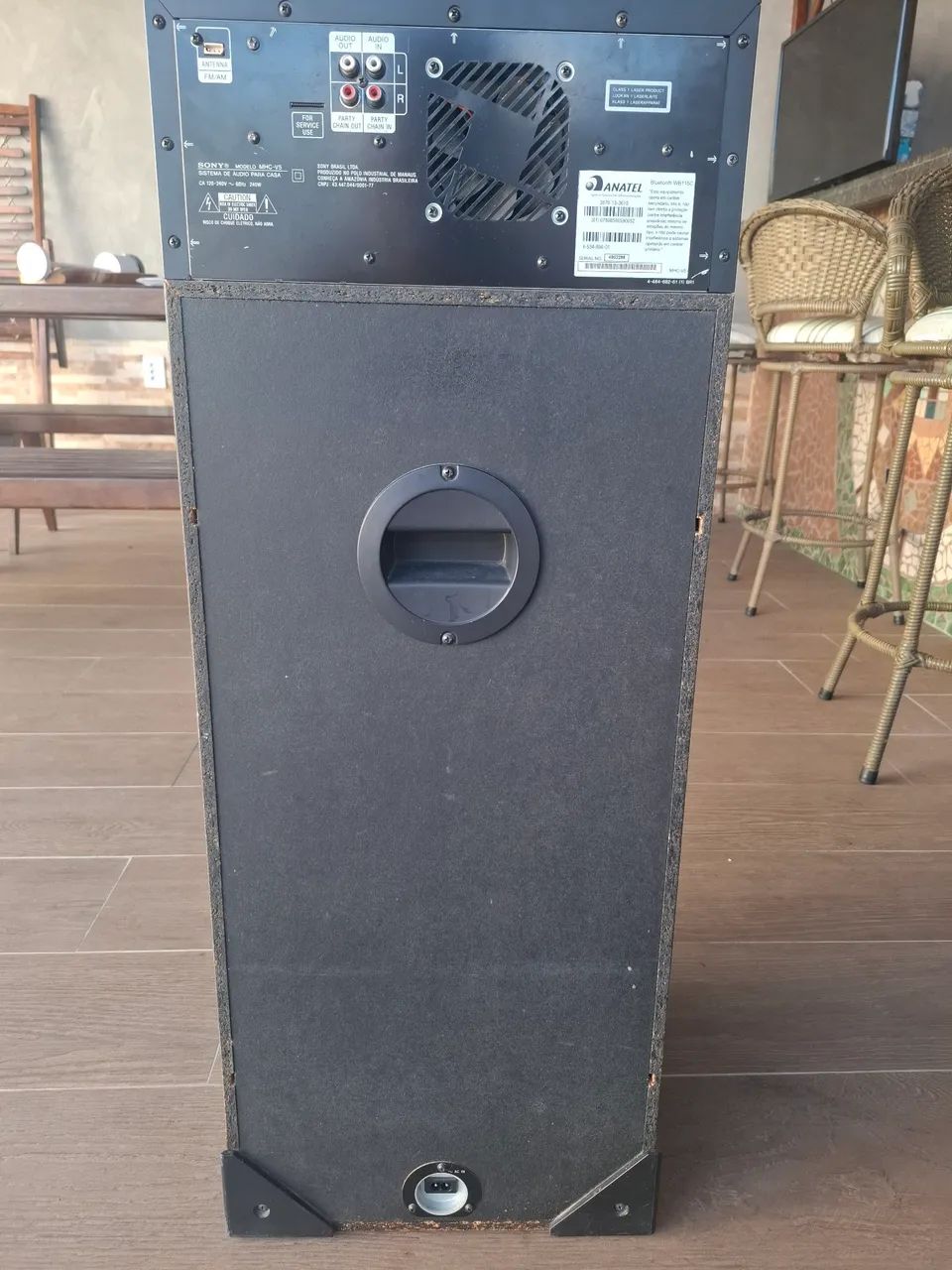Caixa de SOM SONY SYSTEM MHC-V5 1200W - Foto 5