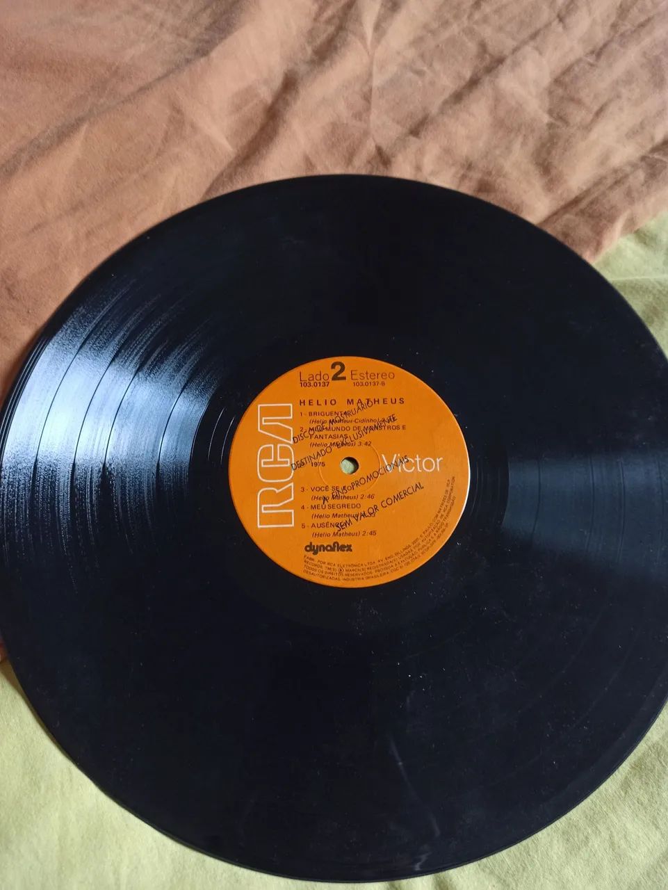 LP Hélio Matheus - 1975 (RCA) - Original - Foto 4