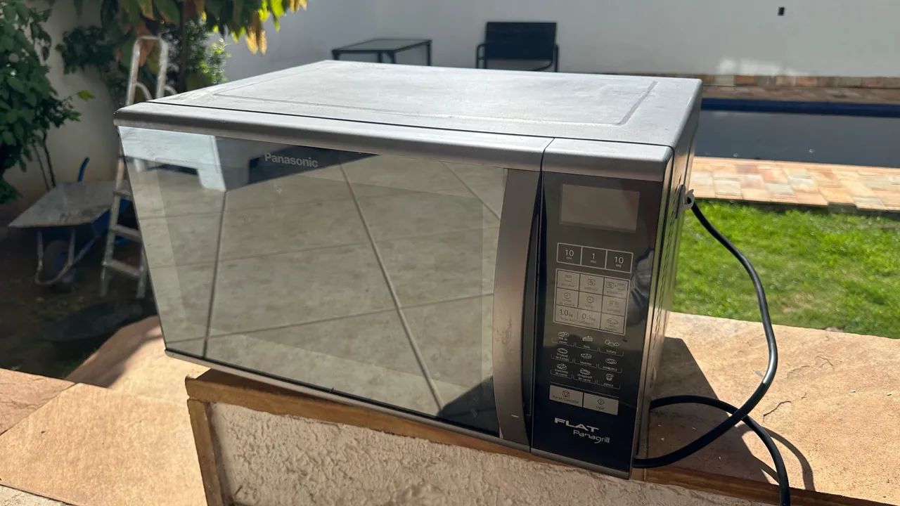 Microondas Panasonic 27 inox flaxgrill 