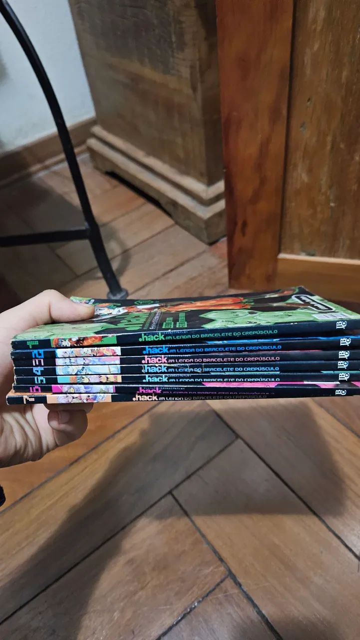Conjunto .hack mangá 1 ao 7 - Foto 5