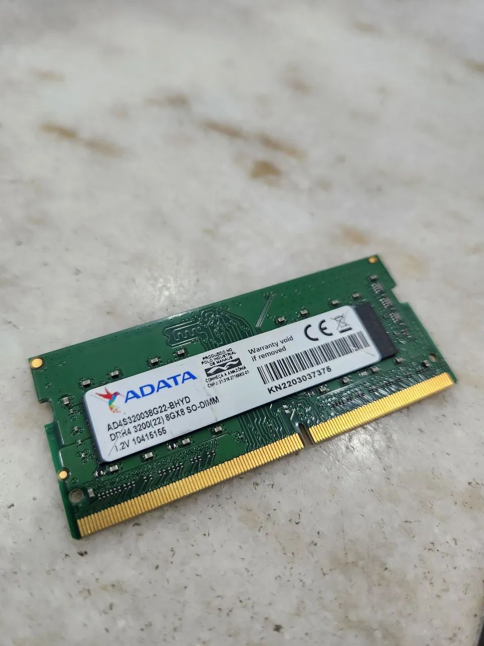 Memoria DDR4 8GB Adata zerado - Memória RAM - Lagoa Salgada, Feira