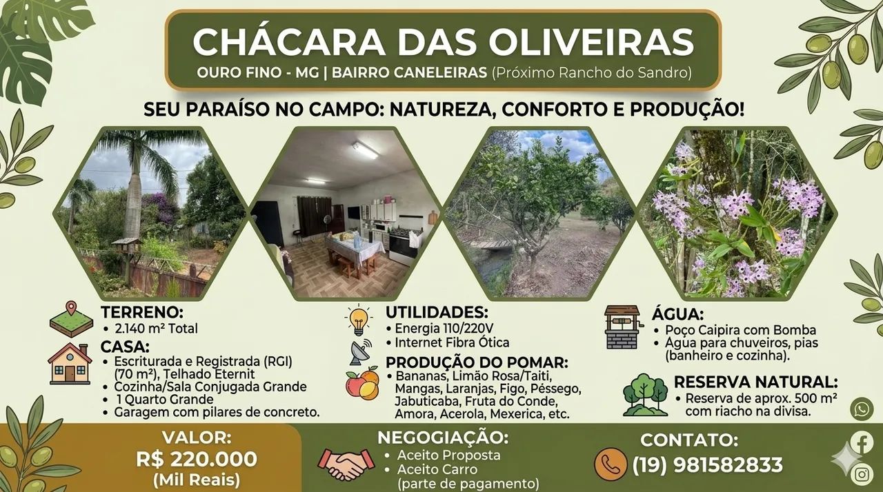 Vendo ou troco Chácara 