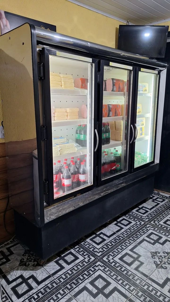 REFRIGERADOR 3 PORTAS FUNCIONANDO PERFEITAMENTE... - Foto 3