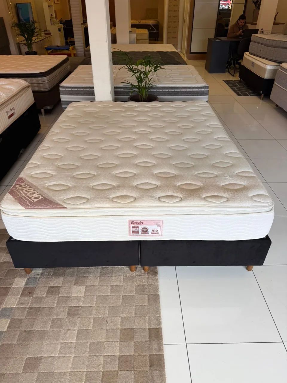 Cama box QUEEN EPEDA USADA TOP - ENTREGAMOS  - Foto 5