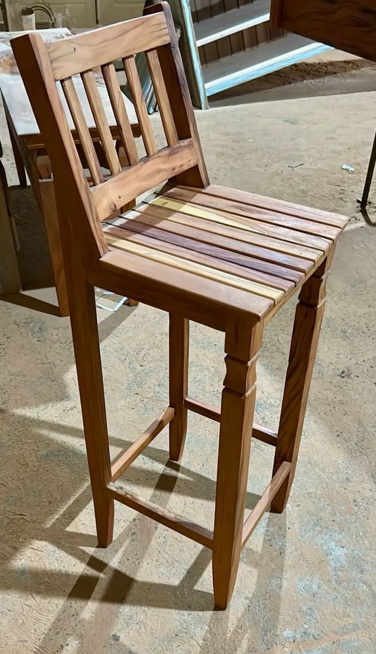 Banqueta Rústica - Peroba  - Foto 2