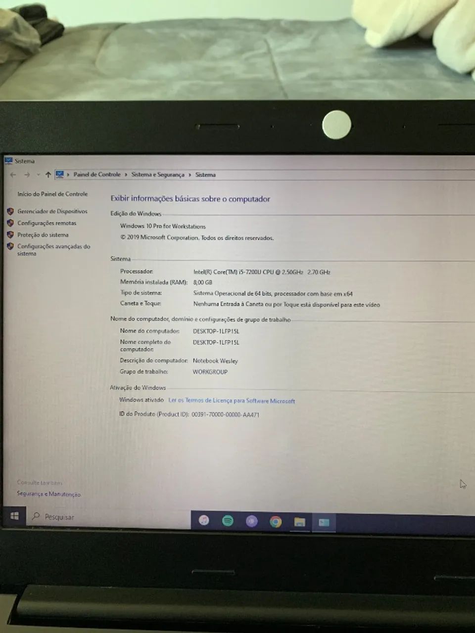 Notebook Lenovo Thinkpad E470 I5-7200u Ssd 240gb 8gb - Foto 4