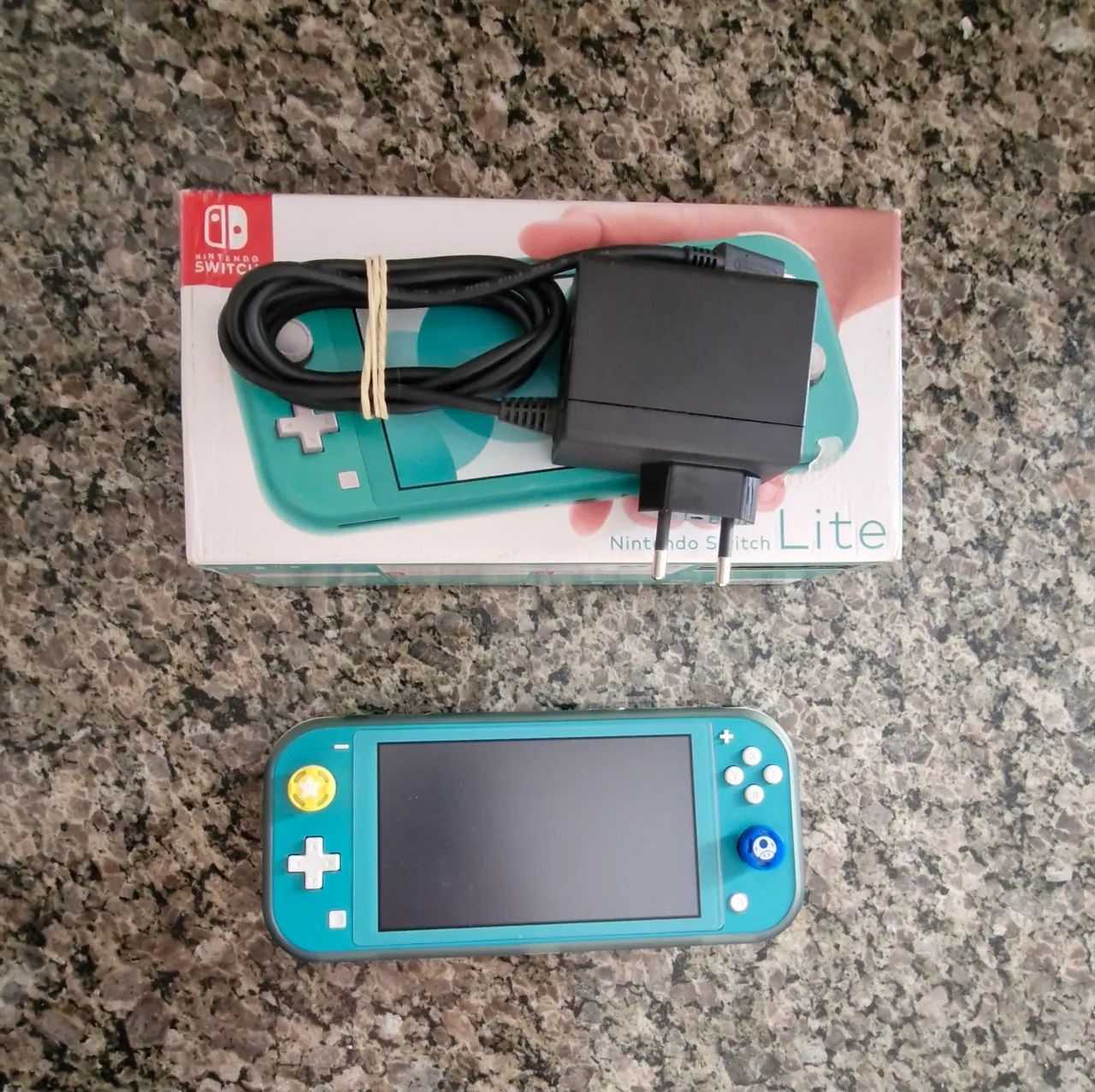 Nintendo Switch lite cor turquesa desbl0que4d0