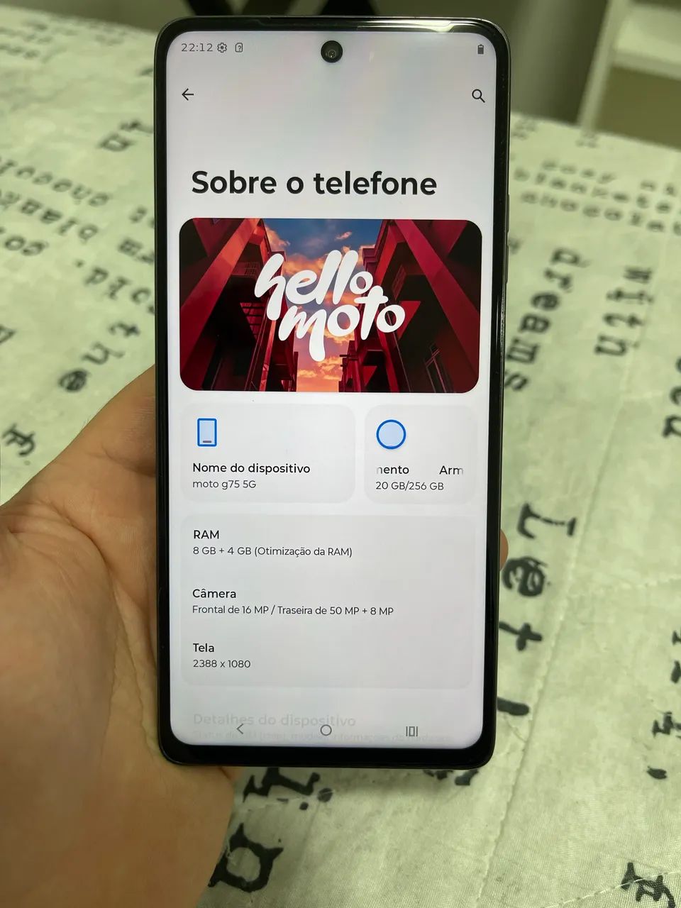Motorola MOTO G75 5g 256gb ZERADO - Foto 2