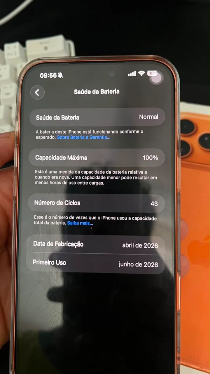 iPhone 17 pro max (1 mês de uso) - Foto 2