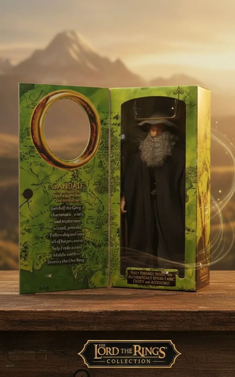 Gandalf o Cinzento Toy biz 1/6 Edição especial - Hobbies e