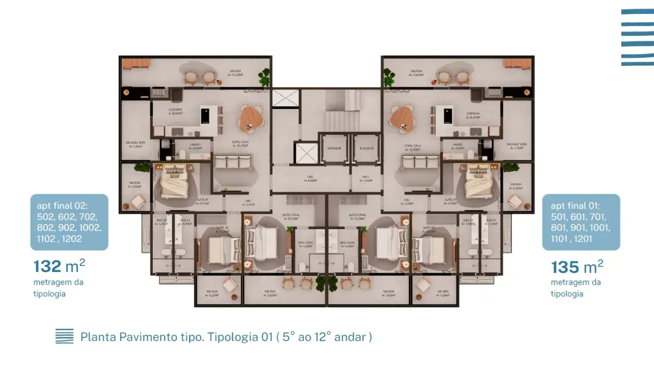 PLANTA 132m²