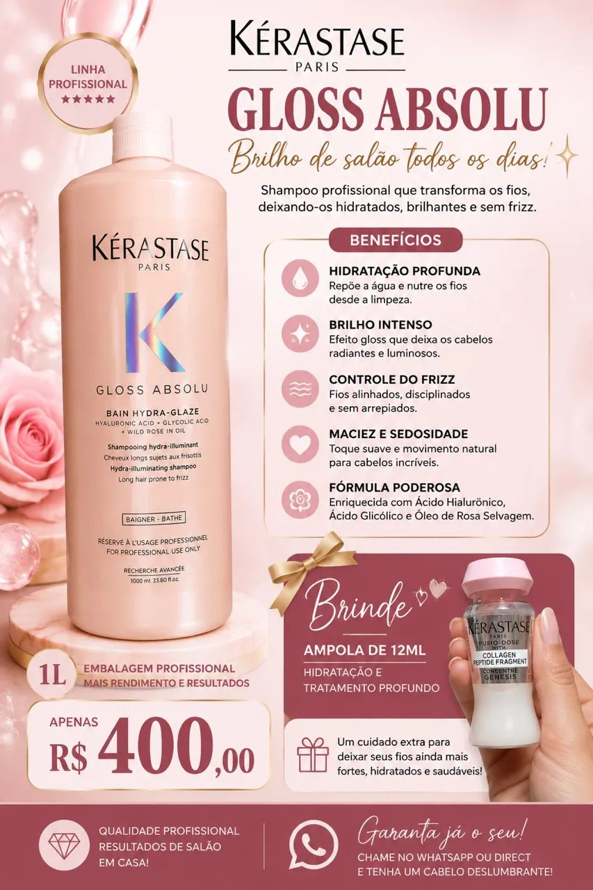 Linha profissional Kérastase 