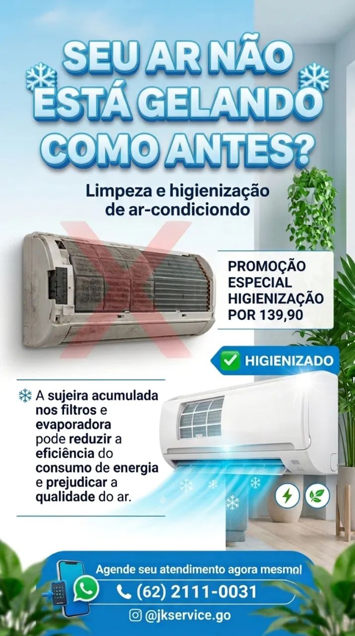 HIGIENIZAÇÃO DE AR CONDICIONADO EM TRINDADE