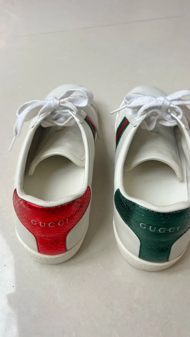 Tenis gucci couro original 39 - Foto 4