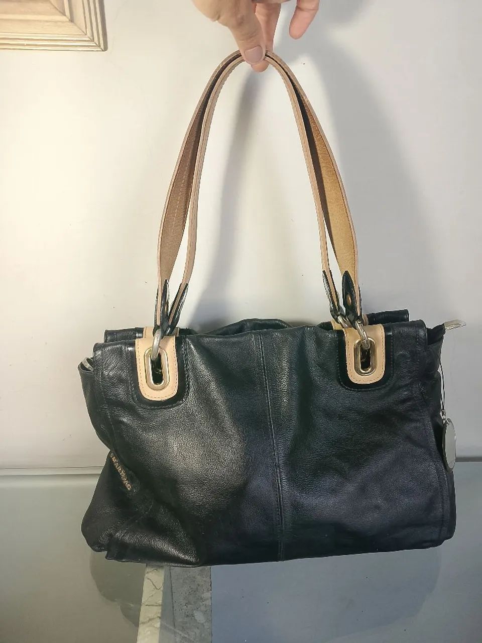 Bolsa de couro legítimo  - Foto 2