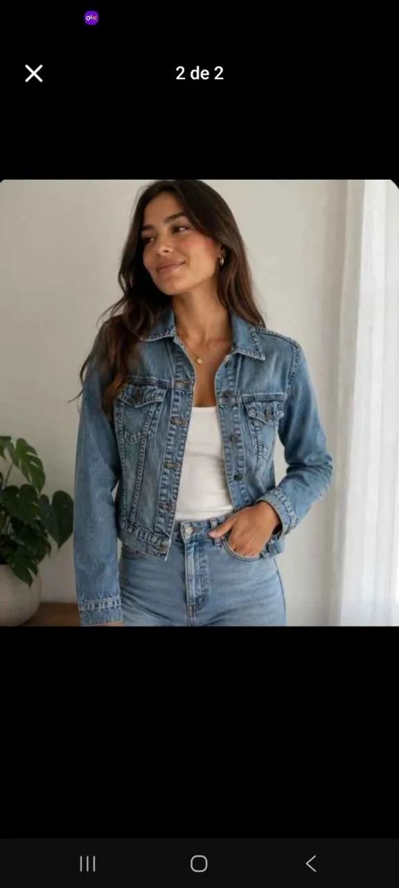 Jaqueta jeans Ellus original 