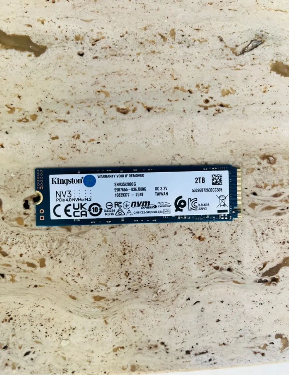 SSD NVMe Kingston NV3 2TB - Funcionando Perfeitamente - Foto 2