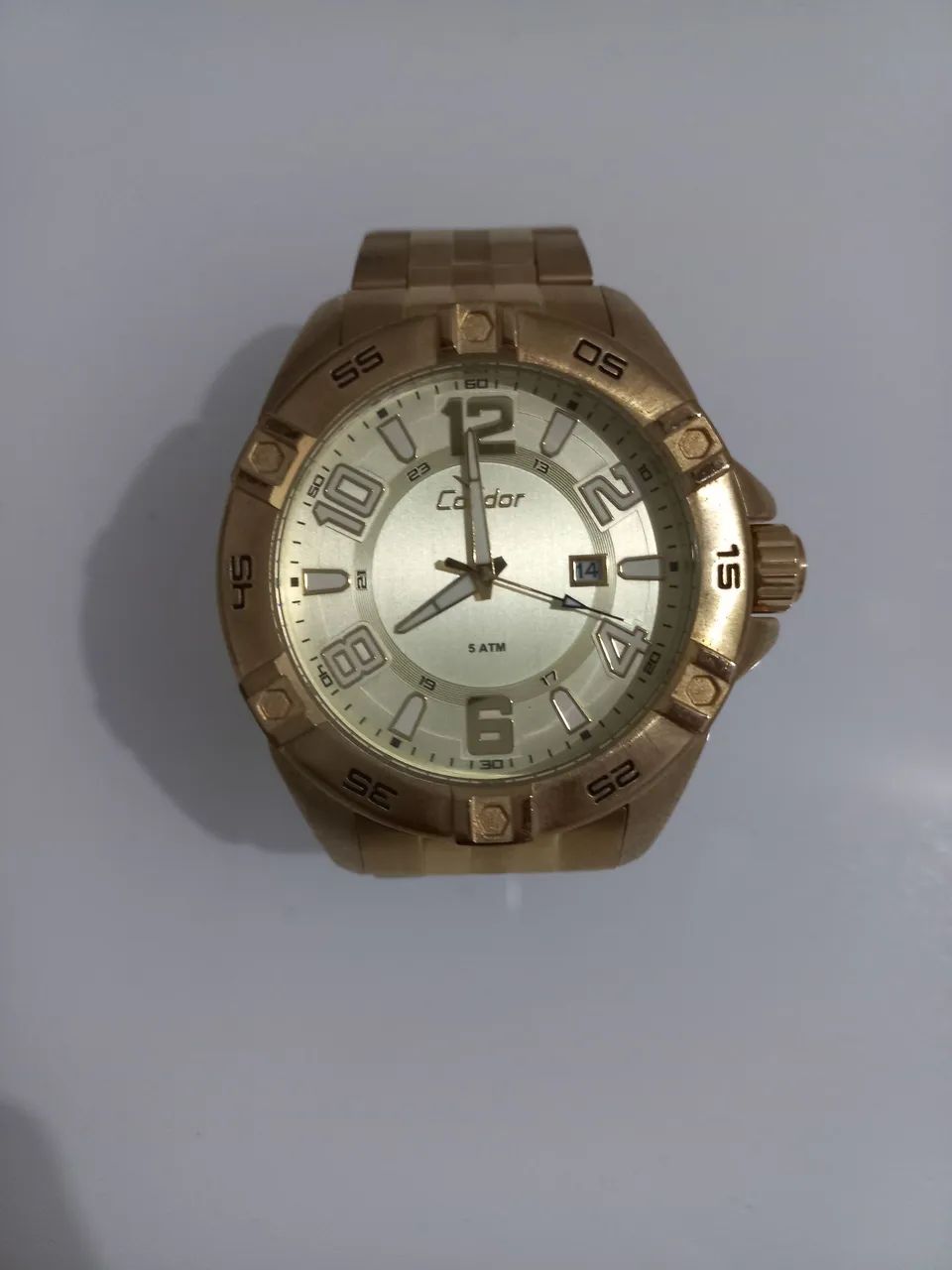 Relógio condor masculino dourado 