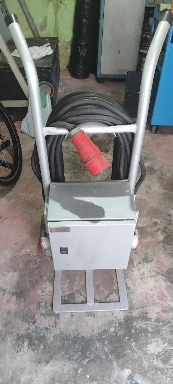 Carrinho extensão com painel elétrico 