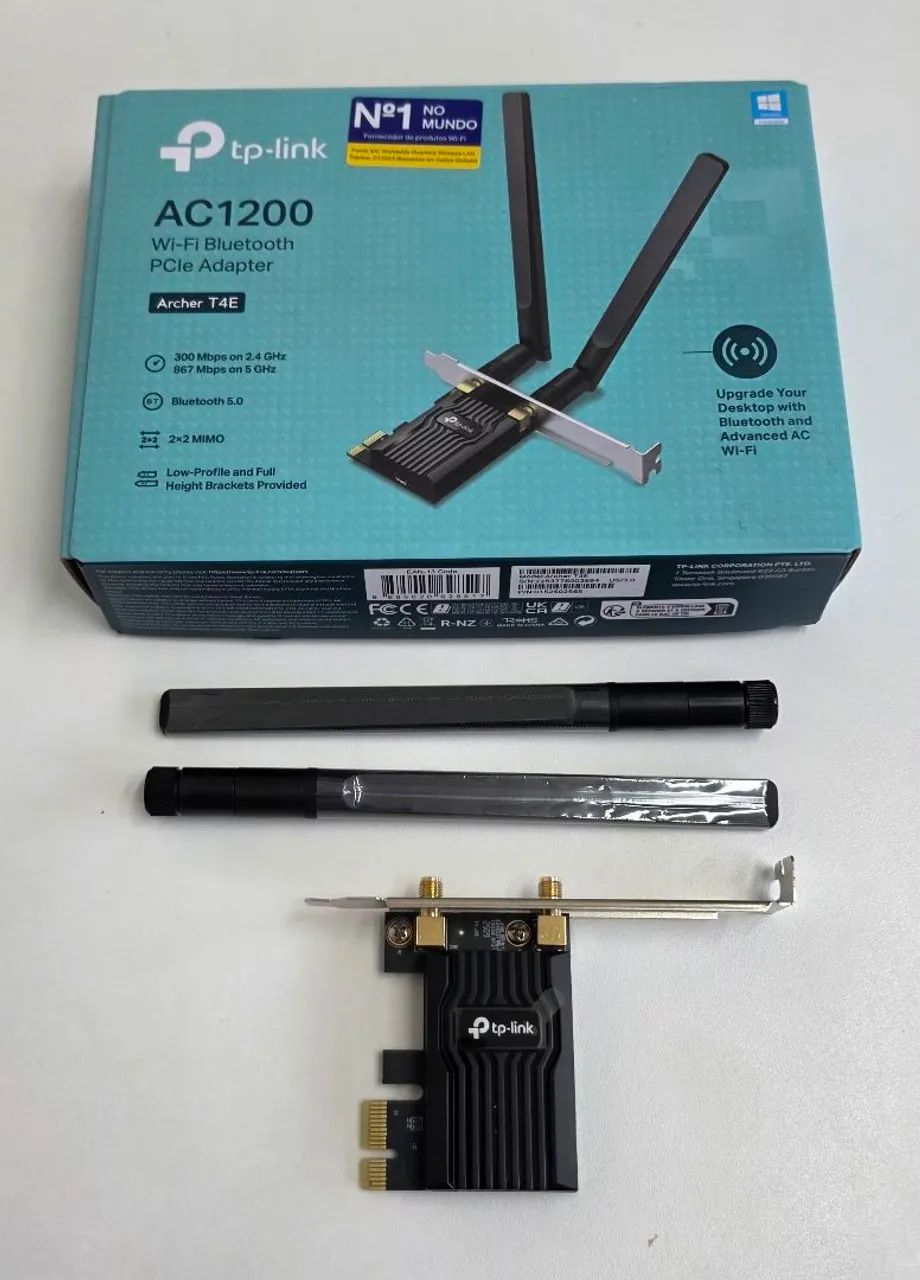 Adaptador Placa de Rede TP-Link Ac1200 Wi-fi Wireless 