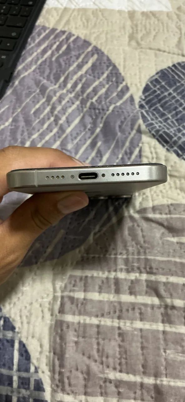 iPhone 15 Pro Max 256Gb Titânio Natural 100% original ZERO - Foto 3