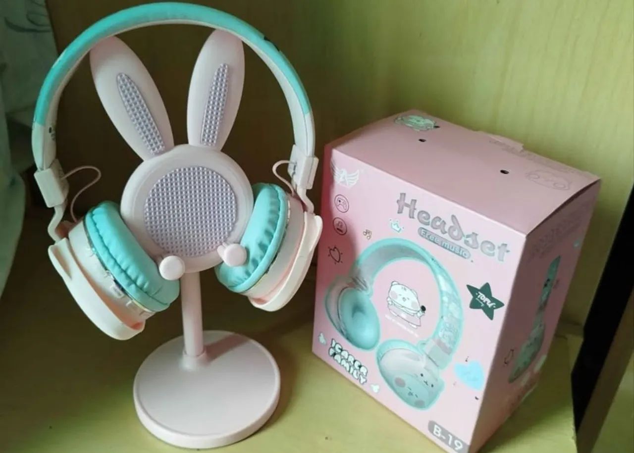 Fone de ouvido headset bluetooth sem uso