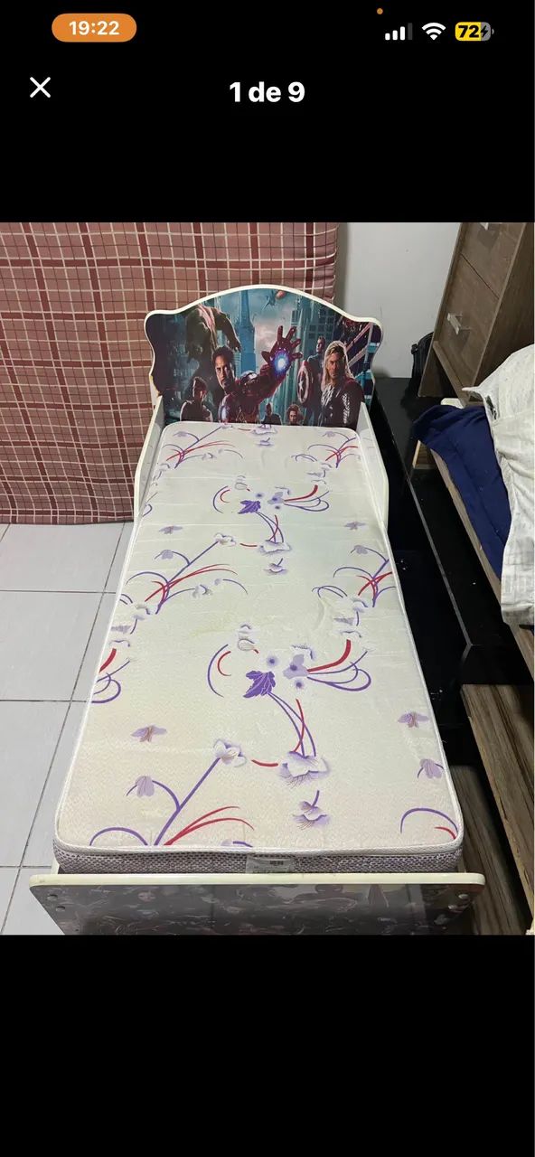 Vendo cama e colchão usados 2 vezes  - Foto 5