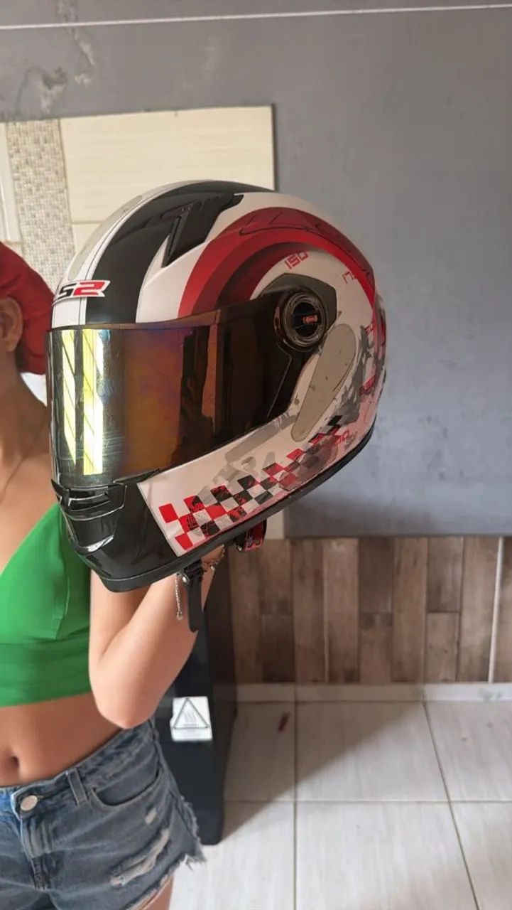Capacete Ls2 bem conservado  - Foto 2