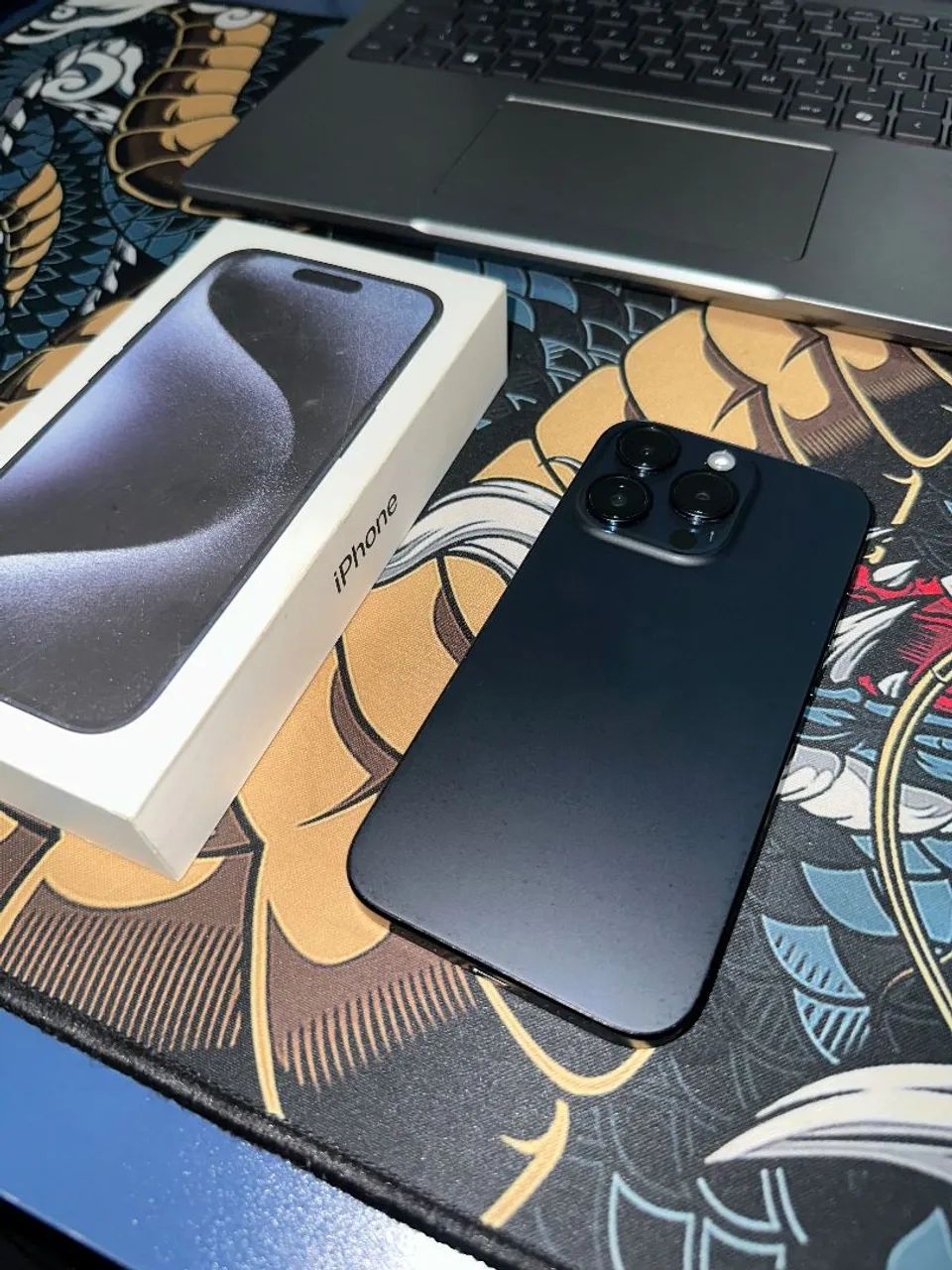 Iphone 15 pro 128gb azul titanio - Foto 3