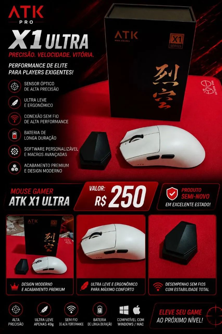 MOUSE ATK X1 ULTRA 