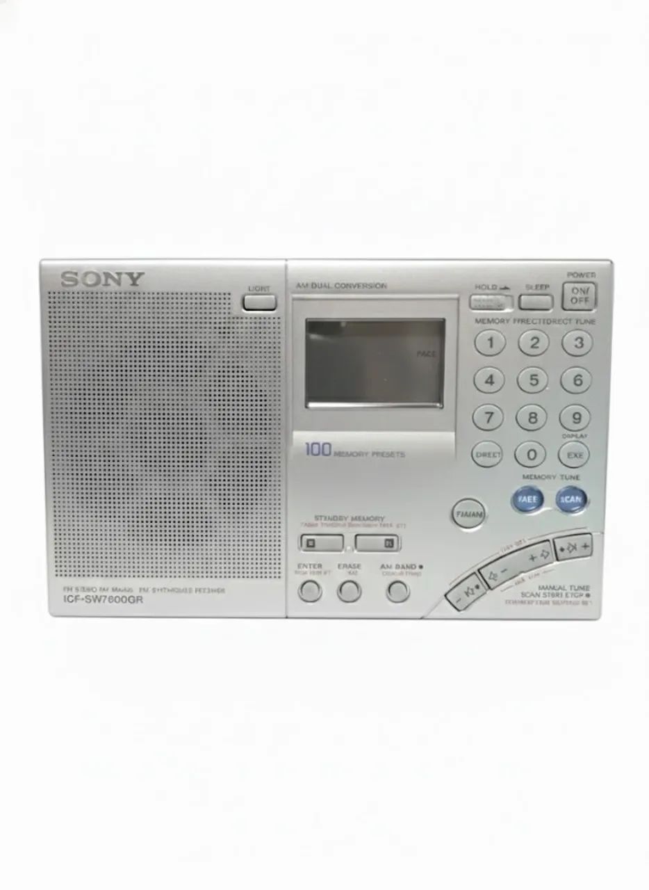 Sony Icf-sw7600gr Rádio Am/fm/sw Portátil - Made In Japan (Usado