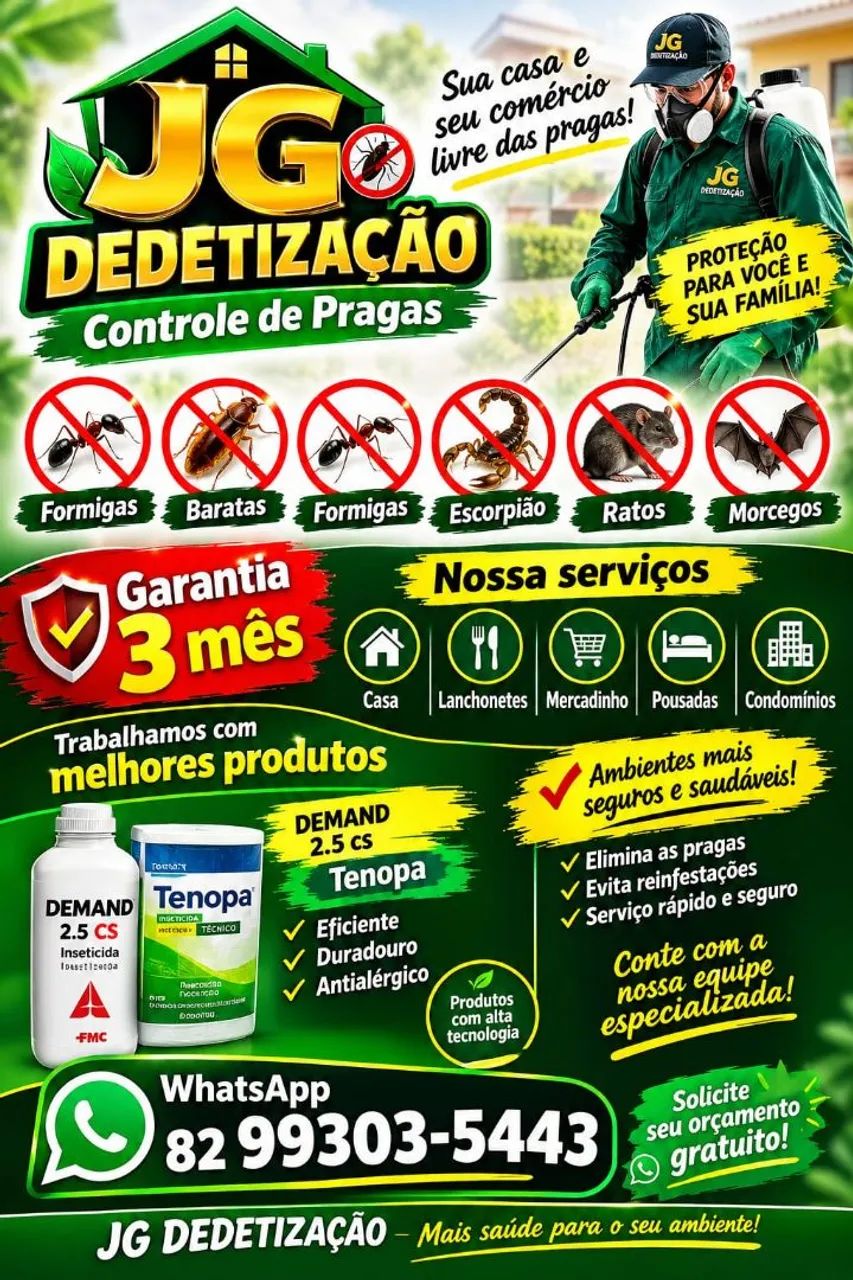 JG DEDETIZAÇÃO 