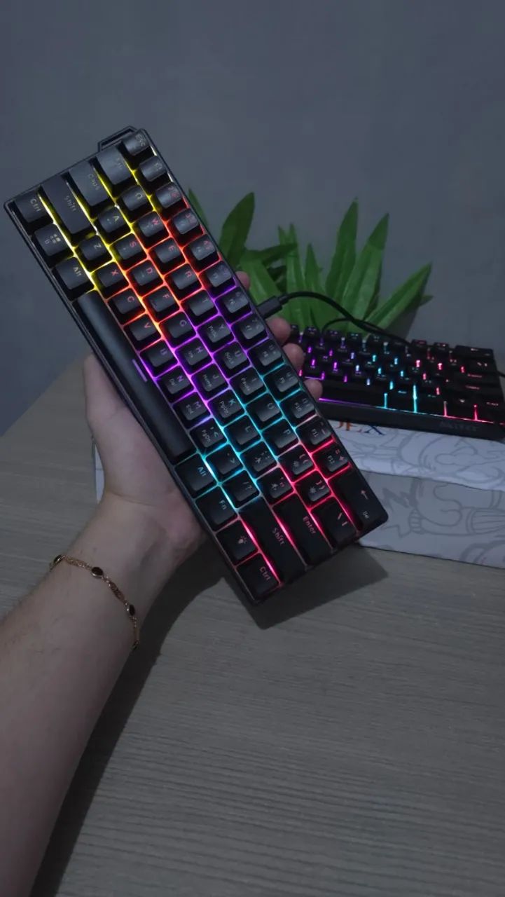 Teclado Mecânico AJAZZ NK61 - 60% Hotswap com Switch Red - Foto 3