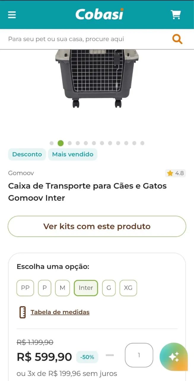 Caixa de transporte Pet (Intermediária) - Foto 5