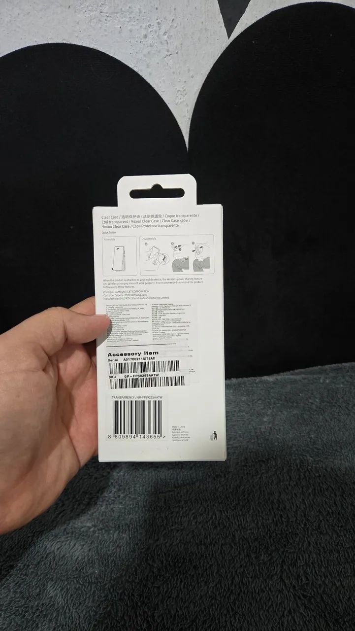 Capa Samsung clear case original transparente para Galaxy S24+ - Foto 2