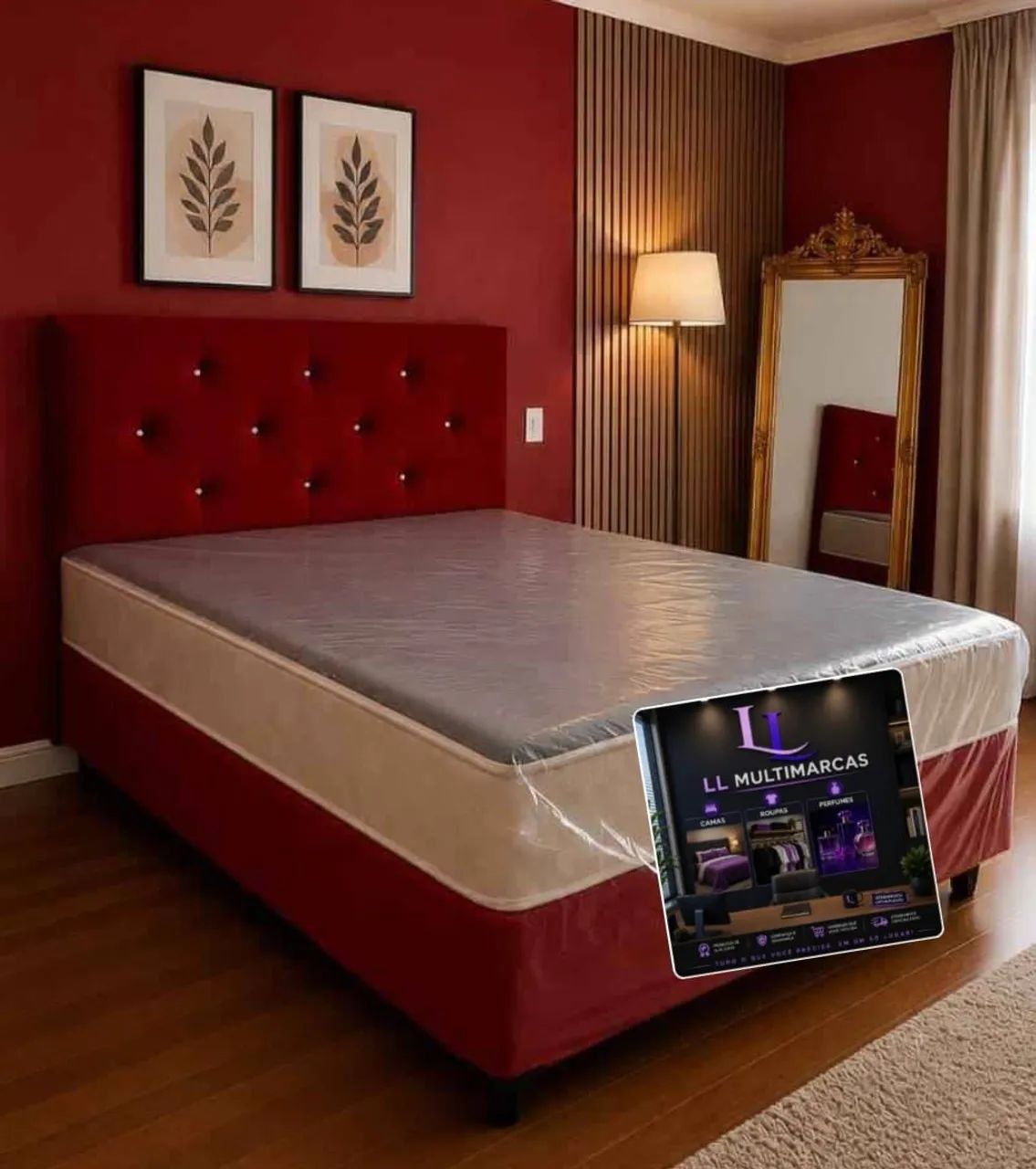 Cama box casal 