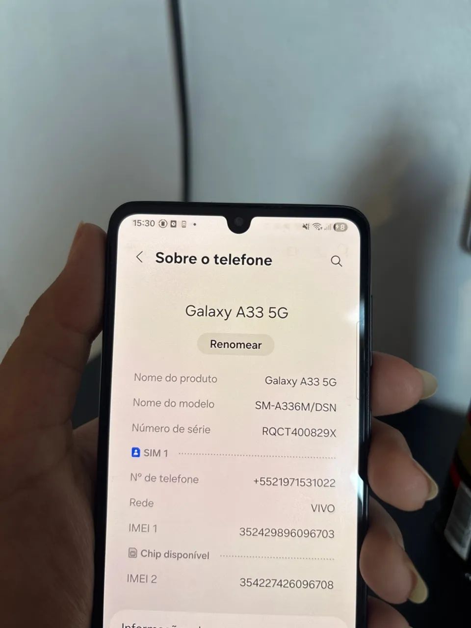 Galaxy A33 5G 128gb Samsung - Funcionando Perfeitamente - Foto 5