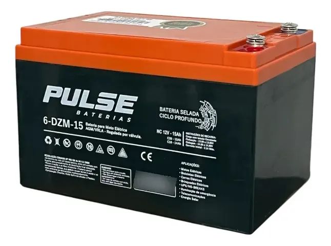 Bateria ciclo profundo 12V/15AH
