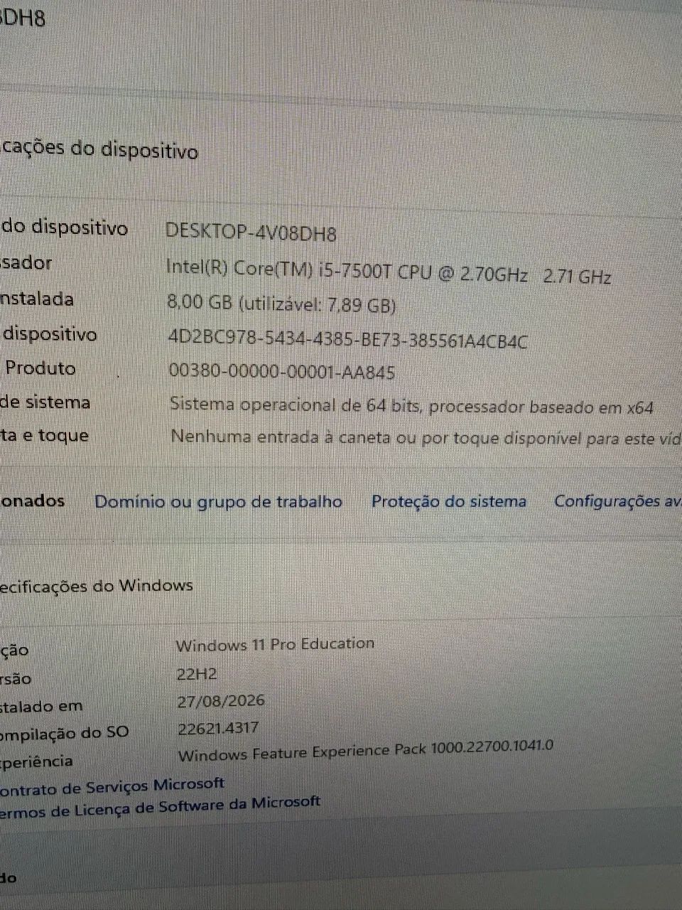 Vendo mini cpu Lenovo M910q Core i5 7a geração  - Foto 3