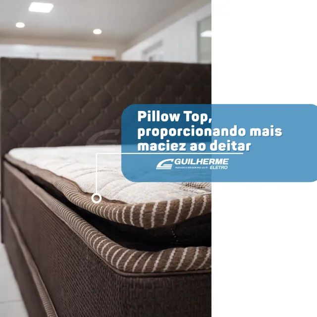Conjunto box Casal Jasmim Plus Excellence C/pillow padrão 1,38  - Foto 2