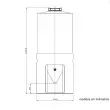 Fermentador Cônico PP Branco 200 Litros com Pé - Foto 5