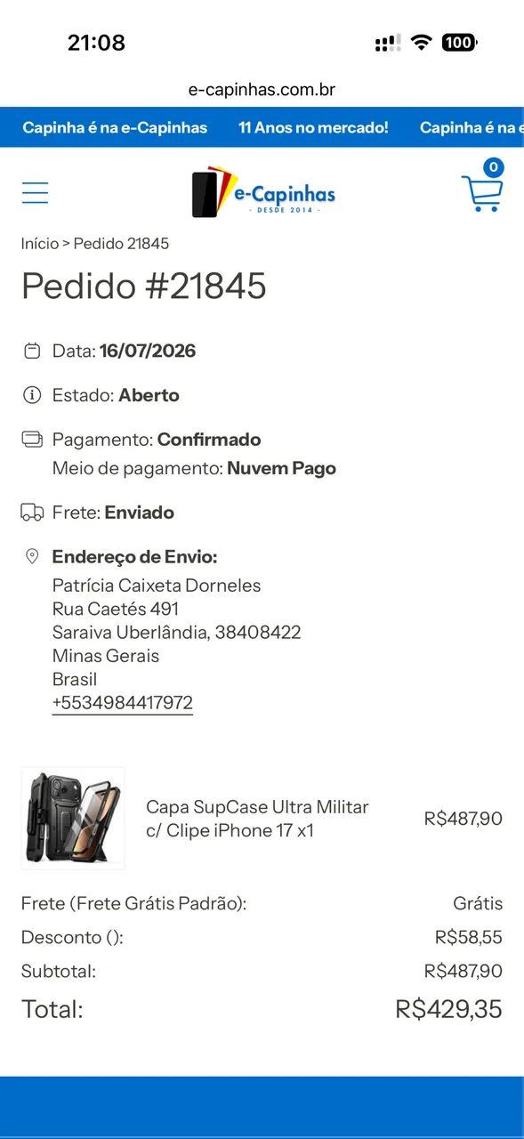 Capa Supcase Unicorn Beetle Pro para iPhone 17 (Tela 6.3") Original - Máxima Proteção - Foto 2