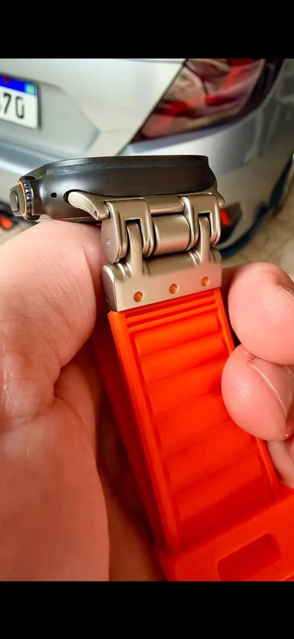 Apple Watch Ultra 2 titanium black zerado  - Foto 4