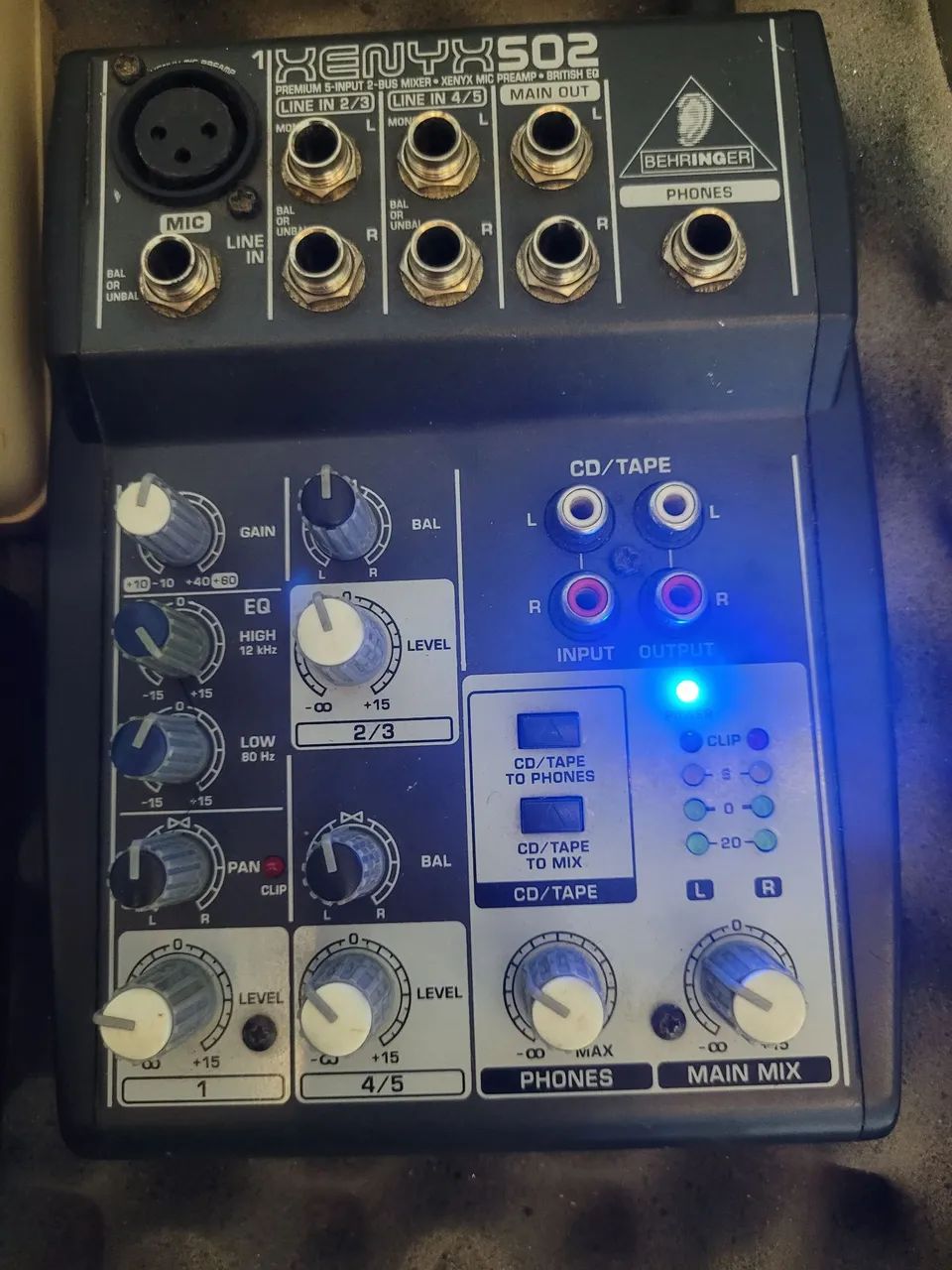 Mesa de som Behringer Xenyx 502, - Foto 5