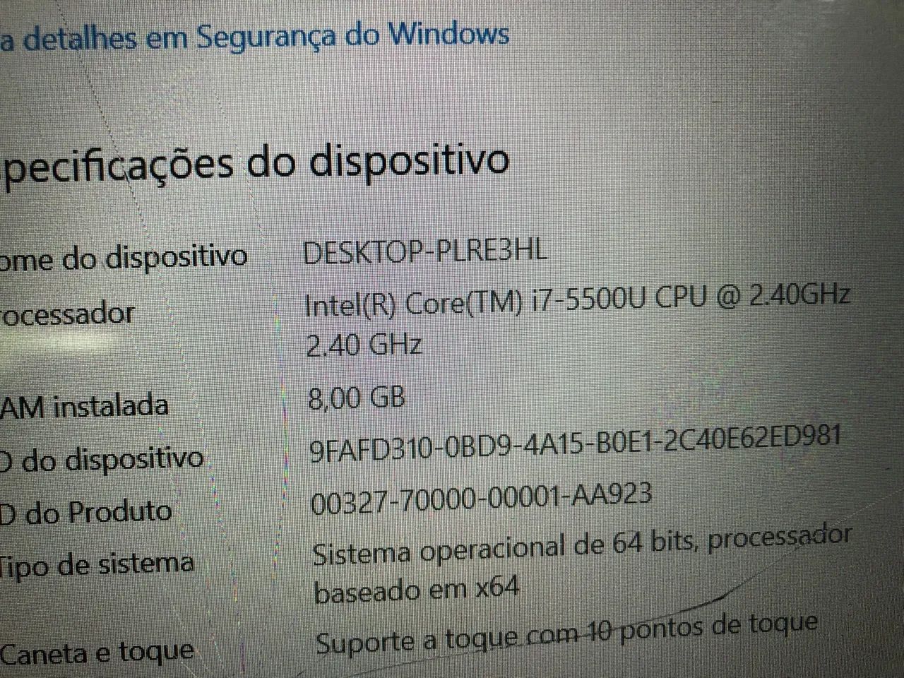 Notebook Dell (i7 5 geração) - Foto 3