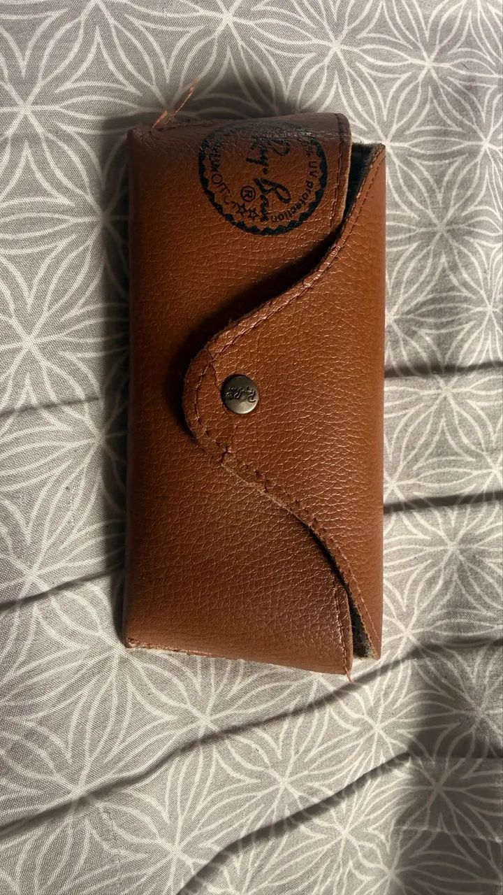 Case Capinha para Óculos Ray Ban Marrom Original