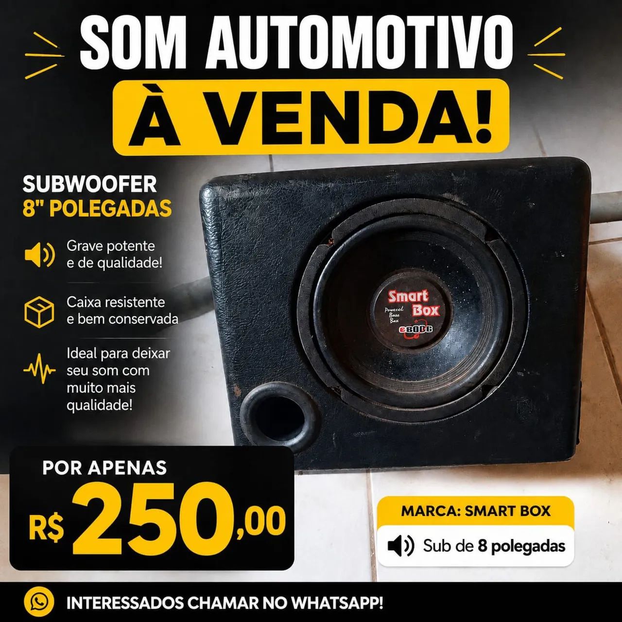 Sub amplificador Bom 