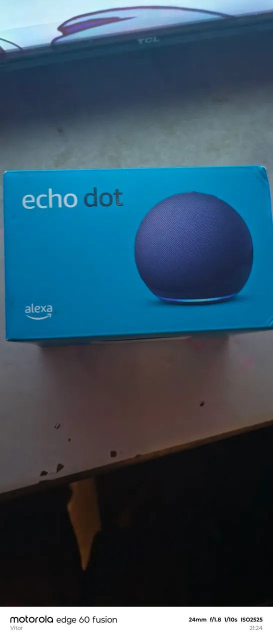 Echo Dot 5ª Geração Azul (Com Caixa) - Foto 2