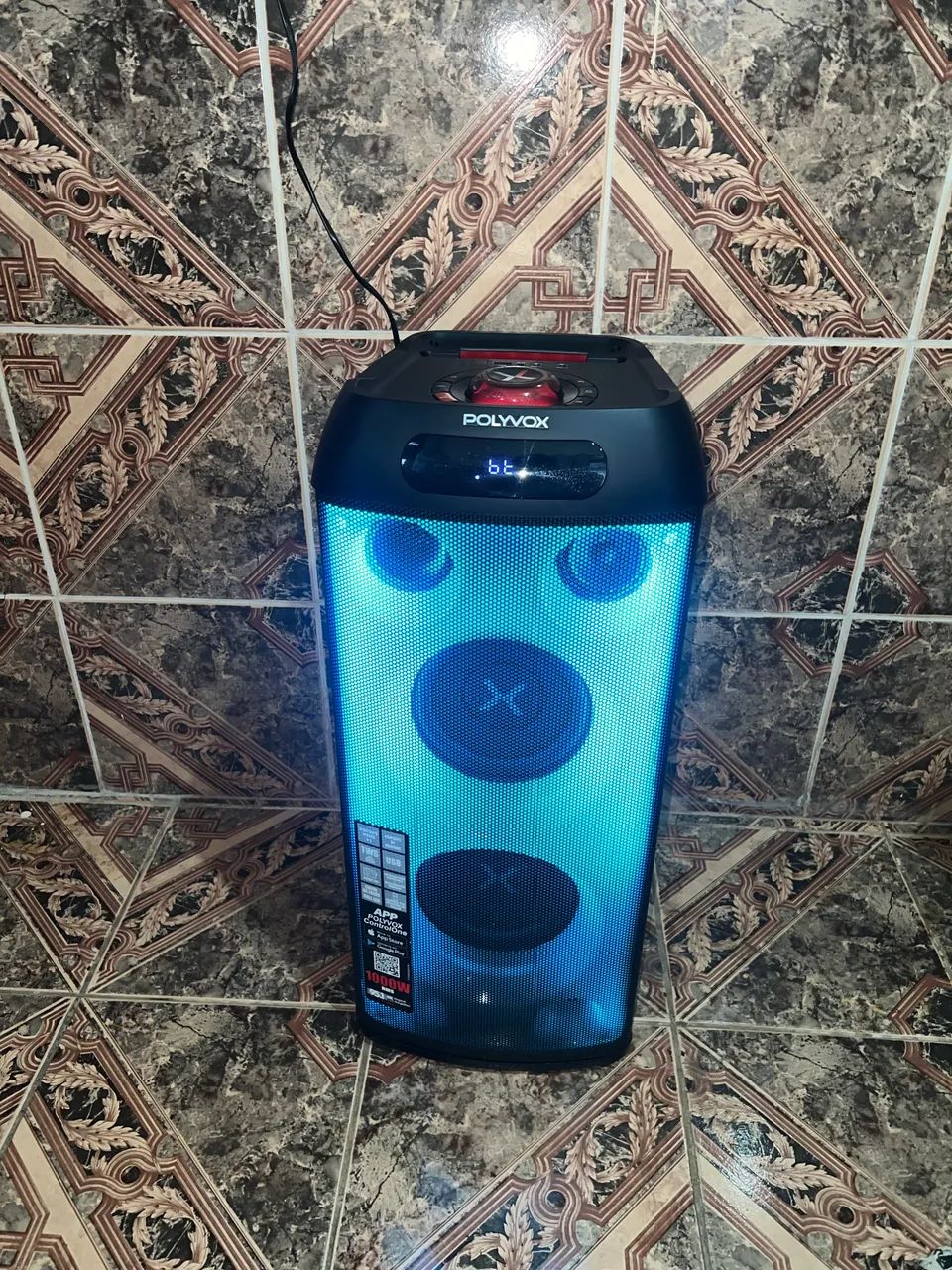 Caixa de Som Polyvox XT-665T 1000W RMS 